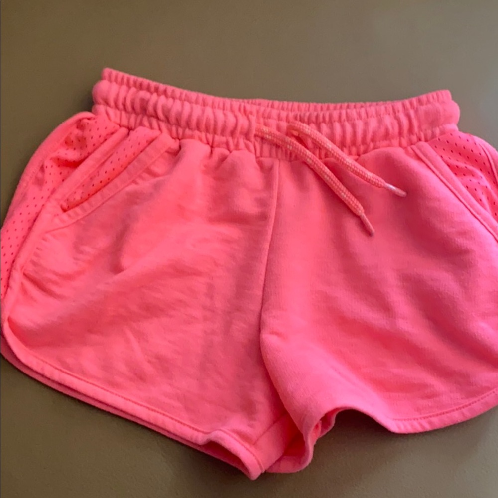 soft pink shorts